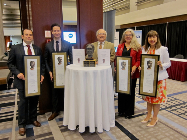 Photo: From left to right: Luke Devine, Eric Kaplovitch, Ted Freedman, Susan Sepa and Anne Fazzalari.